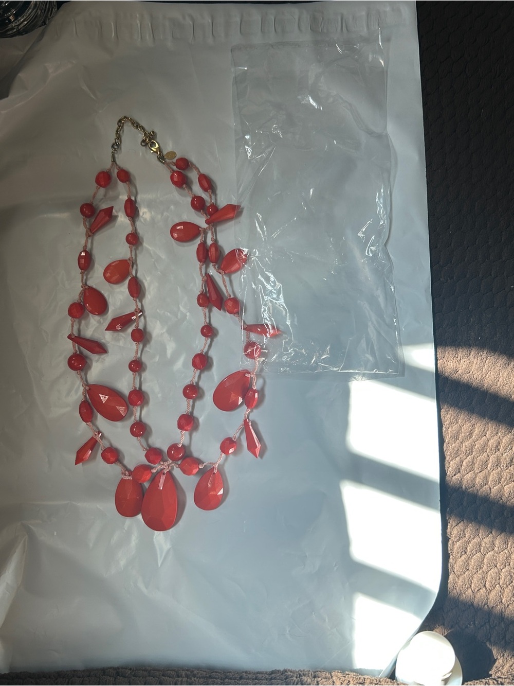Ora Beaded Multi-Strand Statement Necklace - Women Jewelry - Picture 2 of 2